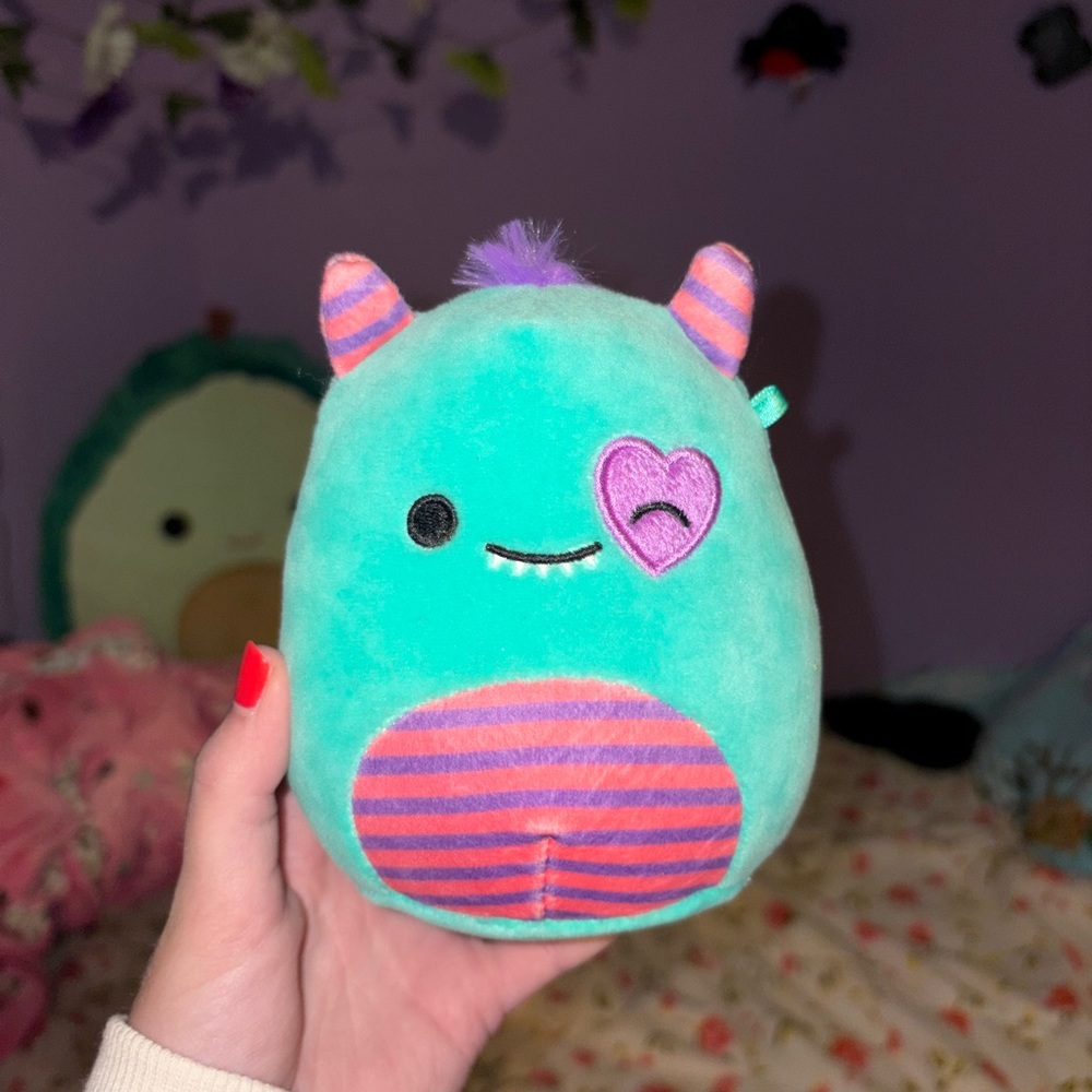 5” valentines monster squishmallow